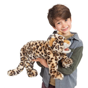 Folkmanis Puppet - Leopard Cub - Treasure Island Toys