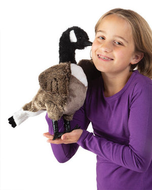 Folkmanis Puppet - Canada Goose - Treasure Island Toys