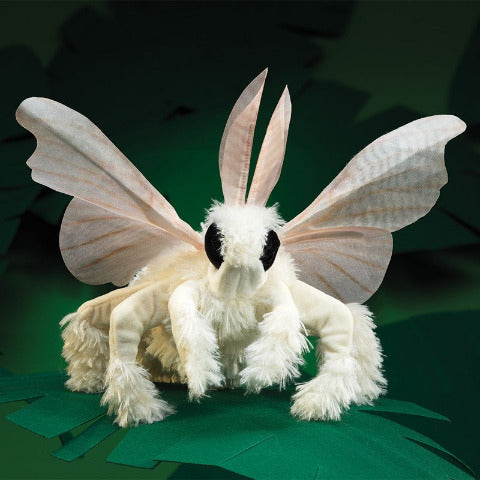 Folkmanis Puppet - Poodle Moth - Treasure Island Toys