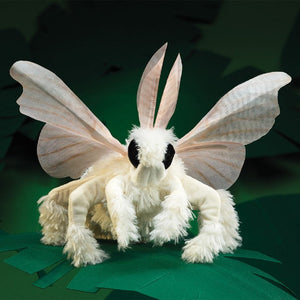 Folkmanis Puppet - Poodle Moth - Treasure Island Toys