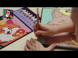 OKTO Sensory Art Paint by Numbers Fox