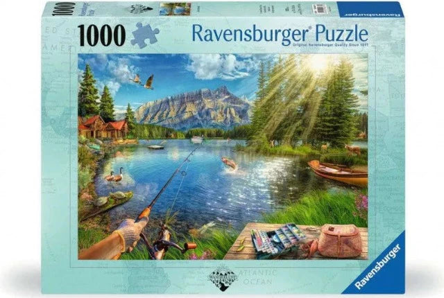 Ravensburger Puzzle 1000 Piece, Life at the Lake - Treasure Island Toys