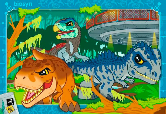PUZZLE 2 EN 1 : DINOSAURES - 24 PIECES | La Boîte à Jeux PUZZLE 2 EN 1 : DINOSAURES - 24 PIECES | La Boîte à Jeux