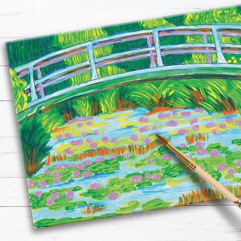 Faber-Castell Red Box Paint by Number Museum Series Japanese Footbridge - Treasure Island Toys