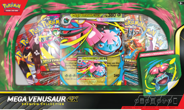 Pokémon Mega Venusaur Ex Premium Collection - Treasure Island Toys