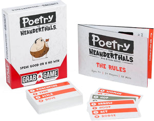 Grab & Game: Poetry for Neanderthals