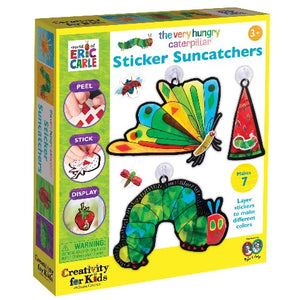 Creativity for Kids The Very Hungry Caterpillar Sticker Suncatchers - Treasure Island Toys