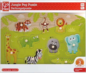 Hape Puzzle Peg Jungle - Treasure Island Toys
