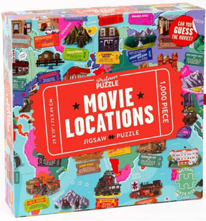 Professor Puzzle Movie Locations, 1000 Piece - Treasure Island Toys