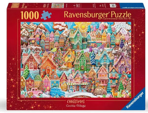 Ravensburger Puzzle 1000 Piece, Christmas Cookie Village