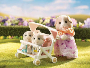Calico Critters Ready-to-Play - Patty & Paden's Double Stroller - Treasure Island Toys