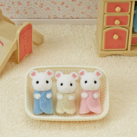 Calico Critters Triplets - Marshmallow Mice - Treasure Island Toys