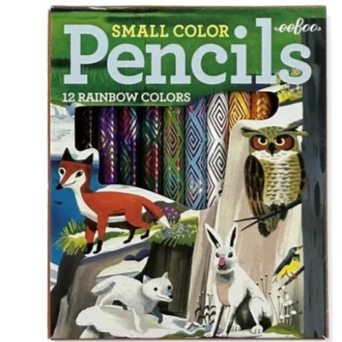 eeBoo Art - Small Pencils Animals in the Wild - Treasure Island Toys