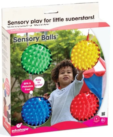 Edushape The Original Sensory Ball, 4 Pack - Treasure Island Toys