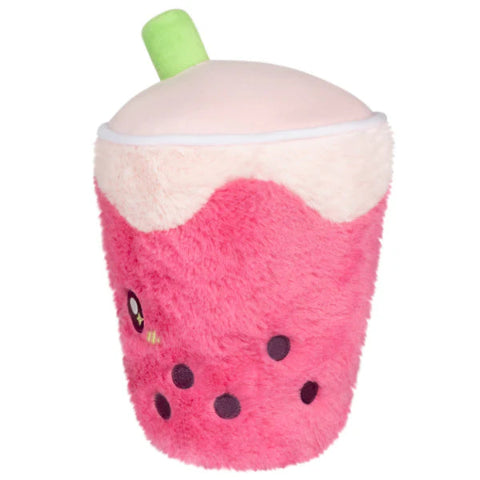 Squishable Snackers Strawberry Bubble Tea - Treasure Island Toys