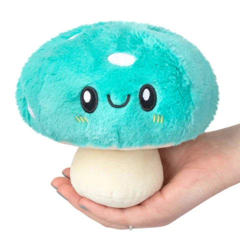 Squishable Snackers Mushroom, Turquoise - Treasure Island Toys