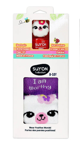 Suyon Socks & Nail Polish - Llama, 8-10 Years - Treasure Island Toys