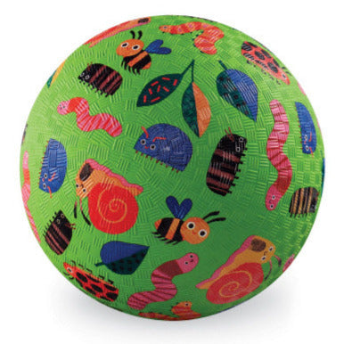Crocodile Creek Playground Ball 5 Inch, Garden Friends - Treasure Island Toys