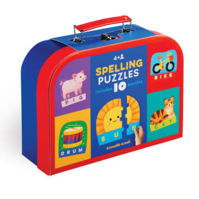 Crocodile Creek Puzzle Case Let's Spell - Treasure Island Toys