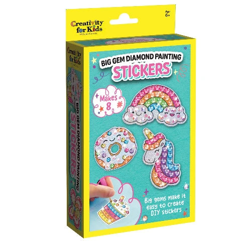 Creativity for Kids Mini Kit Big Gem Diamond Painting Stickers - Treasure Island Toys