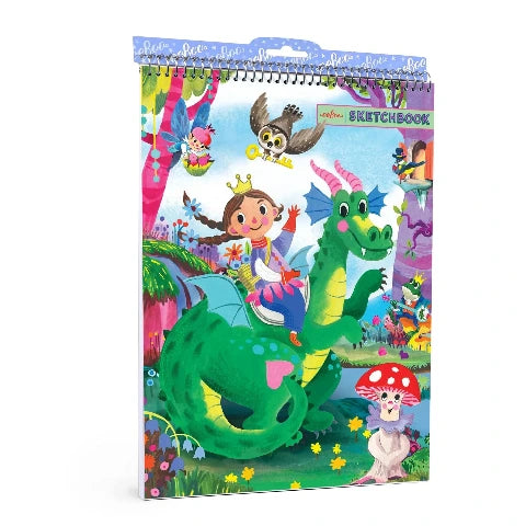 eeBoo Art Fairytale Dragon Sketchbook - Treasure Island Toys