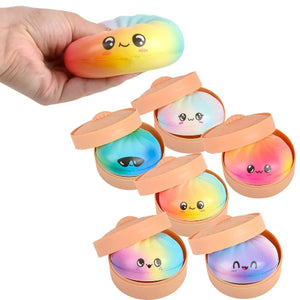 Squish Surprise Dumpling Foam Rainbow