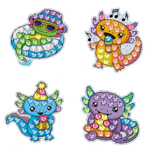 Creativity for Kids Big Gem Diamond Painting Axolotl