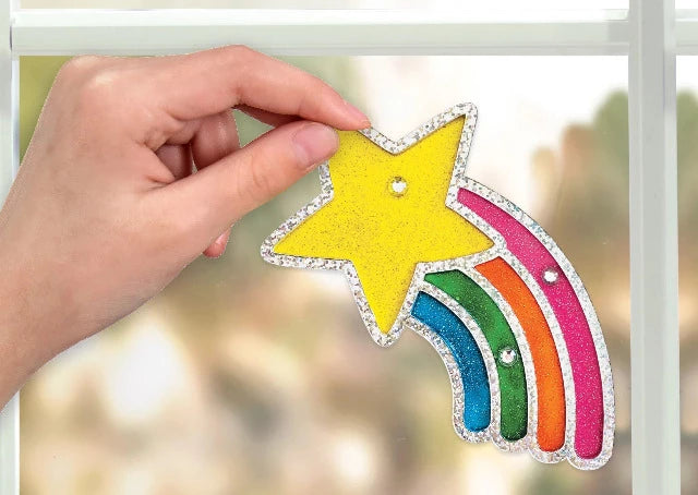 Creativity for Kids Rainbow Sprinkles Easy Sparkle Window Art - Treasure Island Toys