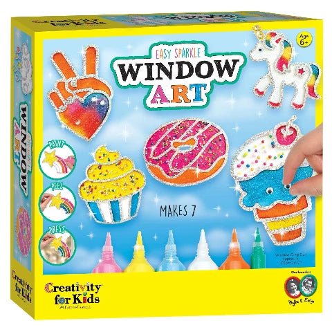 Creativity for Kids Rainbow Sprinkles Easy Sparkle Window Art - Treasure Island Toys