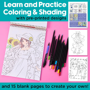 Faber-Castell Anime Drawing Kit Shojo Edition