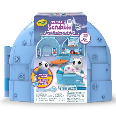 Crayola Scribble Scrubbie Arctic Pets Igloo - Treasure Island Toys