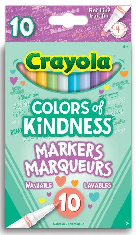 Crayola Markers Colours of Kindness - Treasure Island Toys