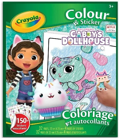 Crayola Colour & Sticker Gabby's Dollhouse - Treasure Island Toys