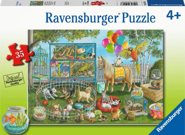 Ravensburger Puzzle 35 Piece, Pet Fair Fun - Treasure Island Toys