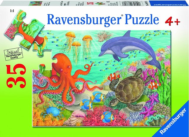 Ravensburger Puzzle 35 Piece, Ocean Friends - Treasure Island Toys