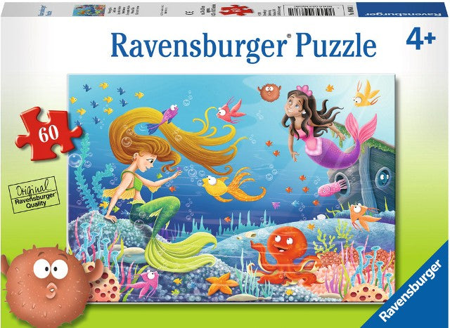 Ravensburger Puzzle 60 Pieces, Mermaid Tales - Treasure Island Toys