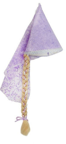 Great Pretenders Princess Hat - Rapunzel with Braid - Treasure Island Toys