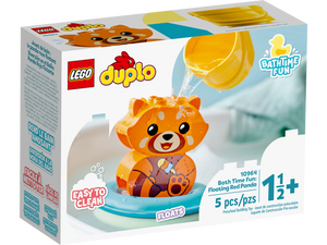 LEGO Duplo Bath Time Fun: Floating Red Panda - Treasure Island Toys