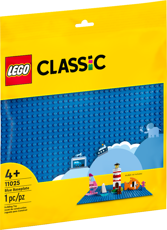 LEGO Classic Baseplate, Blue - Treasure Island Toys
