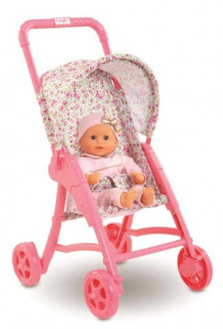 Corolle Doll Accessory - Mon Premier Stroller, Floral - Treasure Island Toys