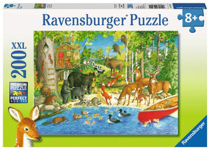 Ravensburger Puzzle 200 Piece, Woodland Animals - Treasure Island Toys