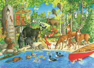 Ravensburger Puzzle 200 Piece, Woodland Animals - Treasure Island Toys
