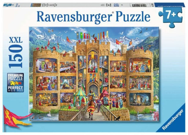 Ravensburger Puzzle 150 Pieces, Cutaway Castle - Treasure Island Toys