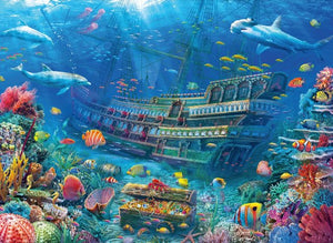 Ravensburger Puzzle 200 Piece, Underwater Discovery - Treasure Island Toys