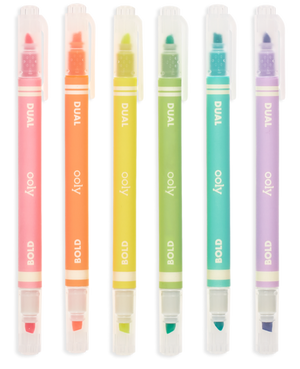 Ooly Dual Neon Liner Double-Ended Highlighters - Treasure Island Toys