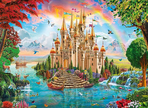 Ravensburger Puzzle 100 Piece, Rainbow Castle - Treasure Island Toys