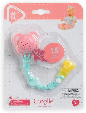 Corolle Doll Accessory - Mon Grand Pacifier with Sound - Treasure Island Toys