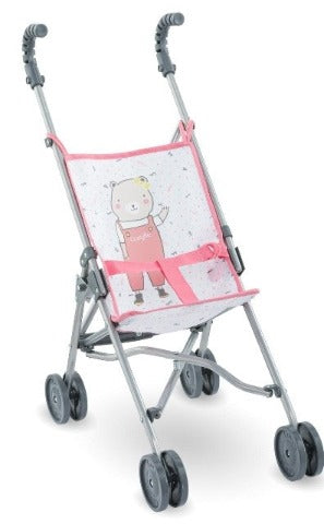 Corolle Doll Accessory - Mon Grand Umbrella Stroller, Pink - Treasure Island Toys