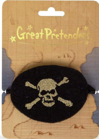 Great Pretenders Costume - Pirate Eye Patch - Treasure Island Toys
