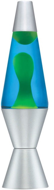 Lava Lamp Yellow and Blue, 14.5 Inches - Treasure Island Toys